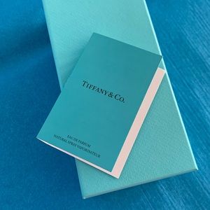 TIFFANY & Co. Box gift box and parfume one sample